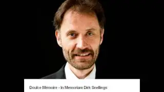 Doulce M&eacute;moire - In Memoriam Dirk Snellings