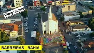 Barreiras Bahia - Voo do parque ao centro historico passando pela praça das corujas 🚀🚀🚀🚀
