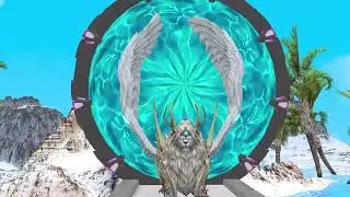 Prehistoric animals fighting mammoths and lions - Epic battle - Animal uprising - Battle simulation