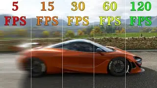 Forza Horizon 4 - 1 vs 5 vs 10 vs 15 vs 20 vs 24 vs 30 vs 48 vs 60 vs 120 FPS