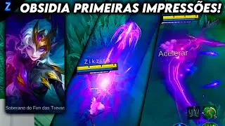NOVO HER&Oacute;I OBSIDIA - PRIMEIRAS IMPRESS&Otilde;ES - MOBILE LEGENDS
