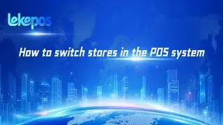 How to switch stores and log in with a new account in the cashier system?