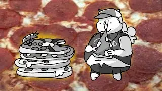 The Battle Cats | Reviewing Pizza Cat Whilst Eating a Pizza