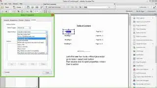 Table to Content TOC in PDF (Interactive without javascript)