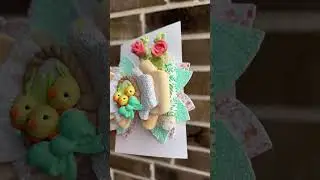 Can&rsquo;t wait till spring! This one if a kind bow will be available over at Facebook page