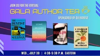 2025 Virtual Gala Author Tea sponsored by OverDrive