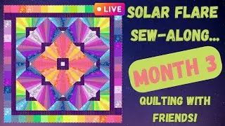 Solar Flare Quilt Along: Sew This Stunning Modern Quilt with Us - Month 3!