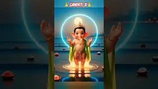 Cute Lord Ganesha idol walk 🥰 | Ganpati Bappa Morya Entry 🙏 Ganesh ji bhakti status #shorts