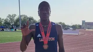 Langston University 4x100 @ the SAC Conference Championships 2025. 