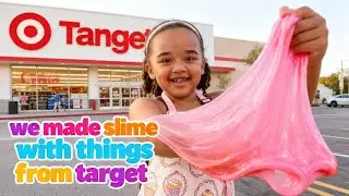 Making SLIME using ONLY Target ingredients!!!
