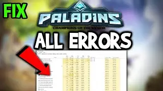 Paladins &ndash; How to Fix All Errors &ndash; Complete Tutorial
