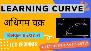Learning Curve and types || अधिगम वक्र CTET DSSSB KVS REET