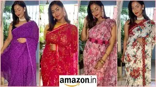 Affordable Amazon Party wear sarees ✨starting from Rs.489 ✨