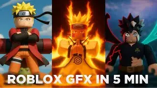 How to make Anime Roblox GFX in Mobile Under 5 Minutes.