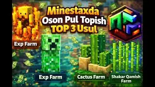Minestaxda Oson Pul Topish Top 3 Usul #minestax #minecraft