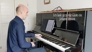Ich lade gern mir G&auml;ste ein - Chacun a son gout - Johann Strauss - karaoke - accompaniment