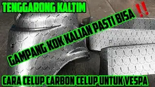 TUTORIAL CELUP MOTIF CARBON HEXAGONAL