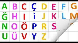 Learn Turkish alphabets for kids/الفبای زبان ترکی