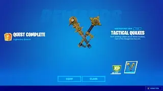 Как получить *БЕСПЛАТНО* кирку Tactical Quaxes в Fortnite!
