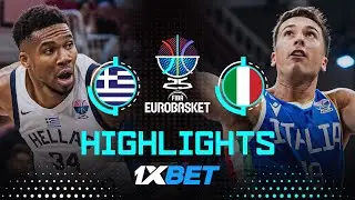 Giannis paves the way in Greece 🇬🇷 win over Italy 🇮🇹 at #EuroBasket 2025!