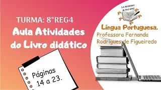 8&ordm; EF REG4 - EEAAD - LIVRO DID&Aacute;TICO videoaula livro 1