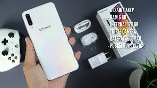 Unboxing & Kesan Pertama Samsung A50 6GB White - Smartphone Samsung yang Layak Bersaing!