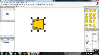 Rotating figure in yed