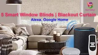 Best Smart Window Blinds | Blackout Curtain with Alexa, Google Home