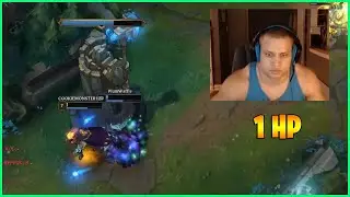 Tyler1 Survived with 1 HP...LoL Daily Moments Ep 1720