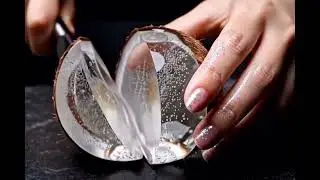 ASMR | Slicing Fizzy Glass Fruit for Intense Tingles 🔊