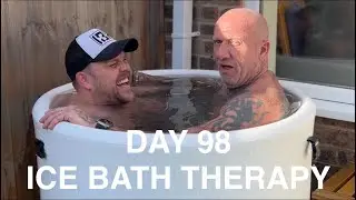 Day 98 - Ice Bath Therapy 🧊🥶 #Addiction #IceBath #ADHD #Recovery #Sobriety #Motivation