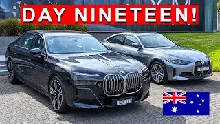 Taking the New BMW 740i to the Beach! Day 19 Oz Vlog | 4k
