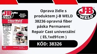 Oprava židle s produktem J-B WELD 38236 opravn&aacute; fiber p&aacute;ska Permanent Repair Cast univerz&aacute;ln&iacute;