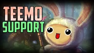 TEEMO SUPPORT [REWORK sorta..] -  League Of Legends Full Game Commentary