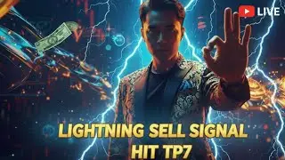 Lightning Sell Signal Hits TP7 🚨 Smart Entry + Clean Drop