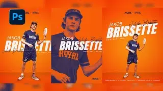 Making 3 Clean Sports Designs From a Single Player Cutout