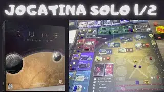 Dune Imperium Gameplay Solo Parte 1 - Nível Mercenário (Fácil) - Board Game DireWolf e Galápagos
