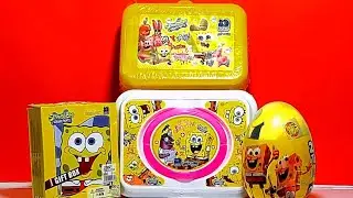 ASMR HUGE Spongebob Mystery surprises toys Unboxing No talking Video #unboxing #asmr #satisfying