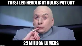 Fitting a LED spotlight to the Suzuki Address. Caution: Flashing lights.