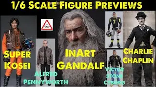 1/6 Scale Figure Previews Preorders Lord Of The Rings, Cyborg, Charlie Chaplin, Alfred Pennyworth +