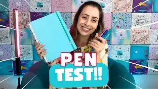 Voc&ecirc;s pediram e eu testei TUDO!!! Pen test da canetas da minha Papelaria! | Bia Winston