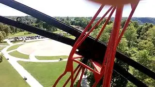 Sigulda, Grava, atop the 'Panorama Wheel' ferris wheel / Sigulda, Grava, uz Panorāmas Rata 2
