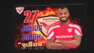 HONDA 3:0 PTT DIVISION1 MATCH38 LEAGUE2 2015    72  ANNIVERSARY  STADIUM SAT 12/12/2015