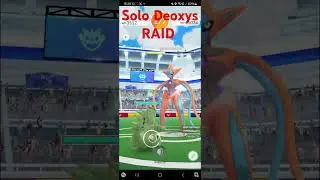 Solo Raid 5 Star #pokemon #pokemongo #deoxys #gaming