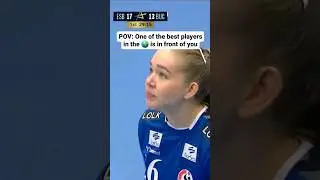 cute girl 👩 last reaction don't miss ‼️#handball