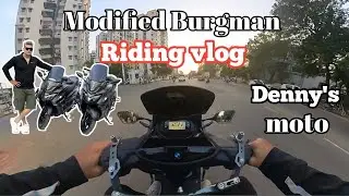 Suzuki Burgman Riding Vlog | Modified Burgman | Modified Burgman Seat