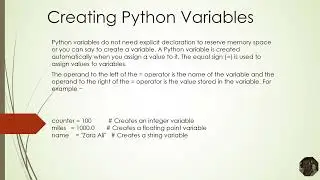 Python Variables -  Examples Variable with Python | Speaking Khmer