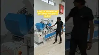 uPVC CUTTING MACHINE #machine #aluminium #cnc