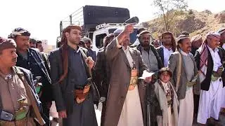 موقف تحكيم الاخ محمد محمد عبدالله السياغي وعبدالله الاهدل بحضور الشيخ فكري السياغي والشيخ منصور