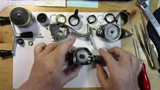 Катушка Shimano 06 Super 4000GT-RA, задний фрикцион - ТО-апгрейд (катушка для левши).